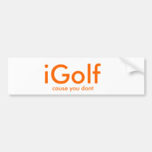 l'iGolf, vous causent ne font pas Adhésif Pour Voiture