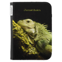 L'iguane noble personnalisé allument la caisse coque pour kindle