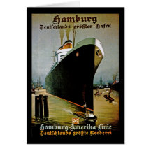Lijn Hamburg-Amerika Wenskaart