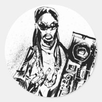 Lil Jon "collaboration par JIM Mahfood et Lil Jon  autocollants