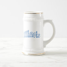 L'Illinois bleu Tasse