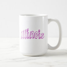 L'Illinois pourpre Tasse