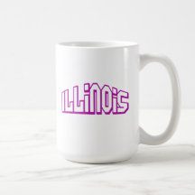 L'Illinois pourpre Tasse