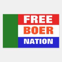 L'INDÉPENDANCE DE LA NATION DE PERSONNES DE BOER AUTOCOLLANTS