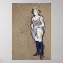 L'inspection médicale : Prostituée blonde, 1894 Posters