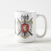 Lion Battle Crest Coffee Mug