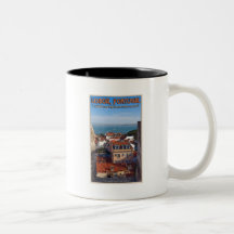 Lisbonne - bateau sur le Tejo Tasse À Café