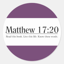 Lisez le 17h20 de Matthew de bible Autocollant