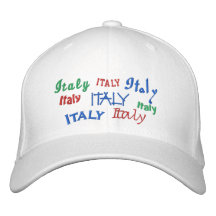 l'Italie Casquettes Brodées