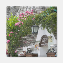 L'Italie, Puglia, Alberobello, dei Trulli de Terra Aimant Pour Réfrigérateur