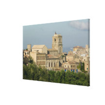 L'Italie, Sicile, Enna, vue de ville des Di 2 de R Toile Tendue Sur Châssis
