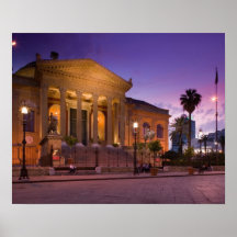 L'Italie, Sicile, Palerme, opéra de Teatro Massimo Posters