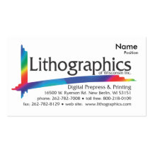 LithoBlankBC, nom, position Cartes De Visite Professionnelles