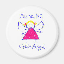 Little Angel de tante Aimant Pour Réfrigérateur