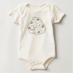 Little Monsters Halloween Critters baby romper