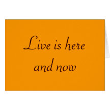 Live est ici et maintenant carte