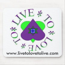 livetolovelogo777, www.livetolovetolive.com tapis de souris