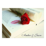 "Livre carte de faire-part de mariage d'amour"
