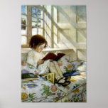 Livres de Jesse Willcox Smith "en hiver" Affiche