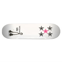 LOA-KillsFX, roze Nd blk sterren Skate Decks