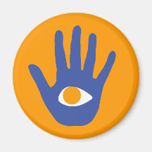 L'oeil dans la paume magnets