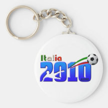 Logo 2010 de l'Italie du football de l'Italie Porte-clés