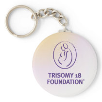 Logo de base de la trisomie 18 - Keychain multicol