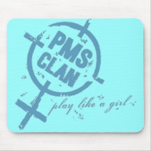 Logo de bleu de PMS Mousepad- Tapis De Souris