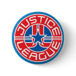 Logo de ligue de justice badges avec agrafe
