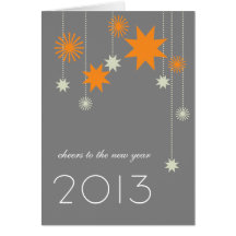 Logo d'entreprise de feux d'artifice modernes gris carte