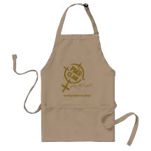 Logo d'or de tablier de PMS
