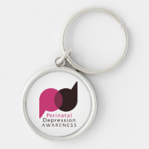 Logo périnatal Keychain de conscience de dépressio Porte-clé