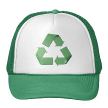 Logo recyclage casquette de camionneur