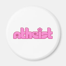Logo rose athée aimants pour réfrigérateur