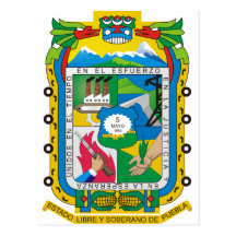 Logo van de Wapenkunde van Puebla van het wapensch Wens Kaart
