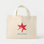 Logo végétalien de couleur de Chicago sur le sac