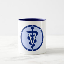 logo vétérinaire 2 mugs à café
