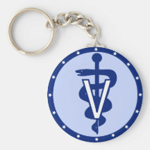 logo vétérinaire 2 porte-clés