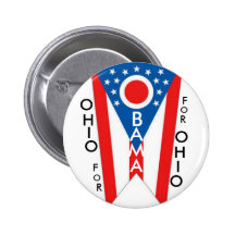L'OHIO POUR le bouton d'OBAMA Pin's Avec Agrafe