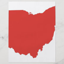 L'Ohio - un état ROUGE Prospectus Personnalisés