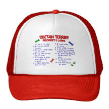 Lois 2 de propriété de TERRIER TIBÉTAIN Casquette