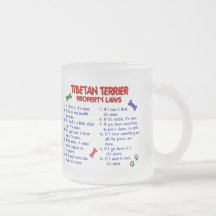 Lois 2 de propriété de TERRIER TIBÉTAIN Mug