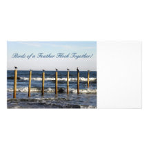 L'oiseau signale Photocard Photocarte