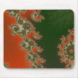 L'olive de piment raye Mousepad Tapis De Souris