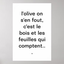 l'olive on s'en fout affiche