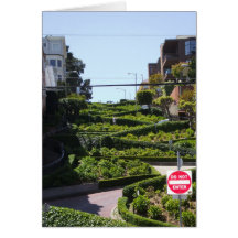 Lombard St San Francisco Wenskaart
