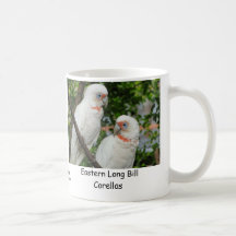 Long Bill oriental Corellas Tasses