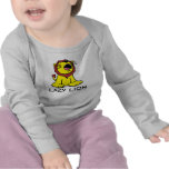 Longue chemise de douille de lion paresseux t-shirt