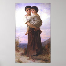 L'ONU Enfant de locataire de Bouguereau - de Jeune Posters