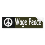 Vrede bumperstickers